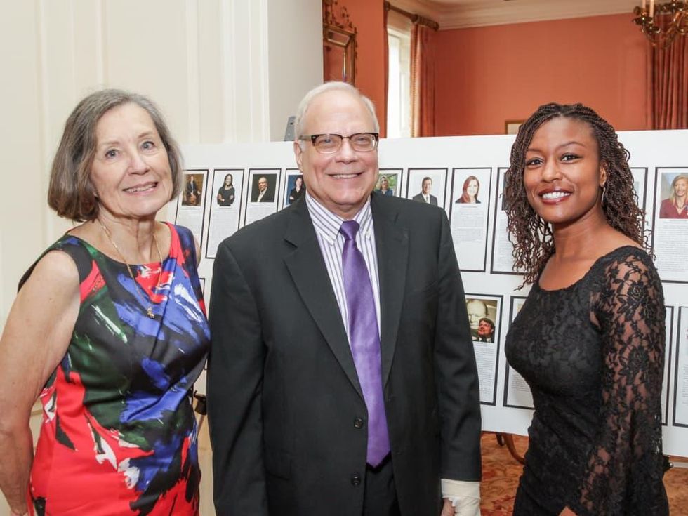 City ArtWorks luncheon April Gauss, Joe Schenk, Kiera Howell