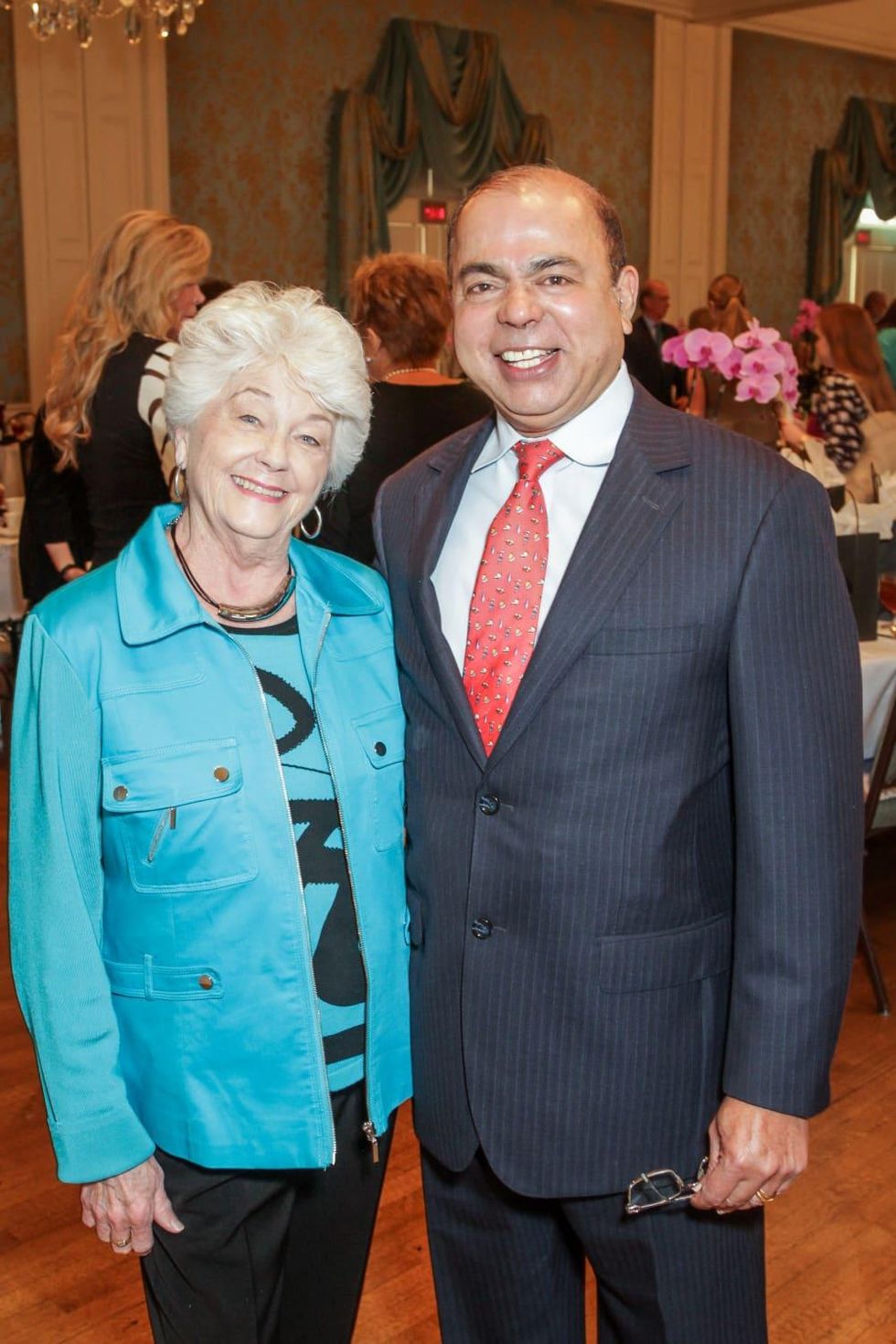 City ArtWorks luncheon Barbara Hammer, Sam Abraham