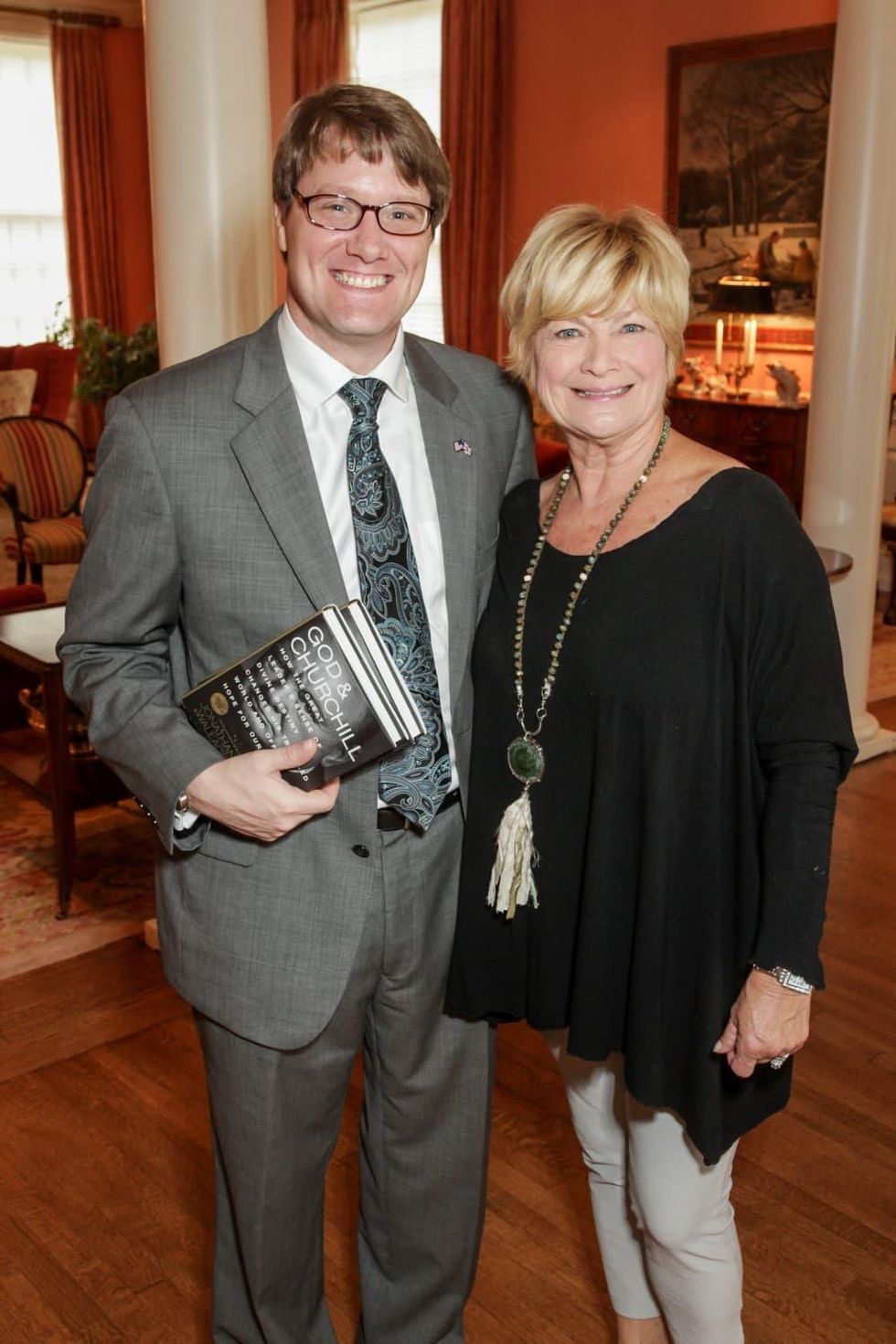 City ArtWorks luncheon Jonathan Sandys, Jana Stiffel