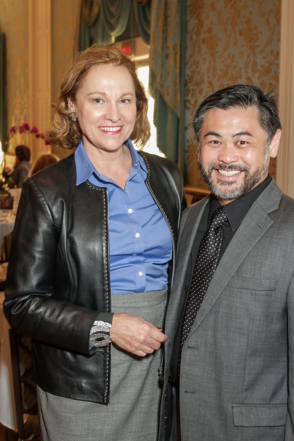 City ArtWorks luncheon Minnette Boesel, Sixto Wagan