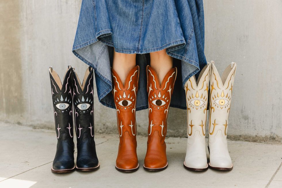 City Boots Evil Eye