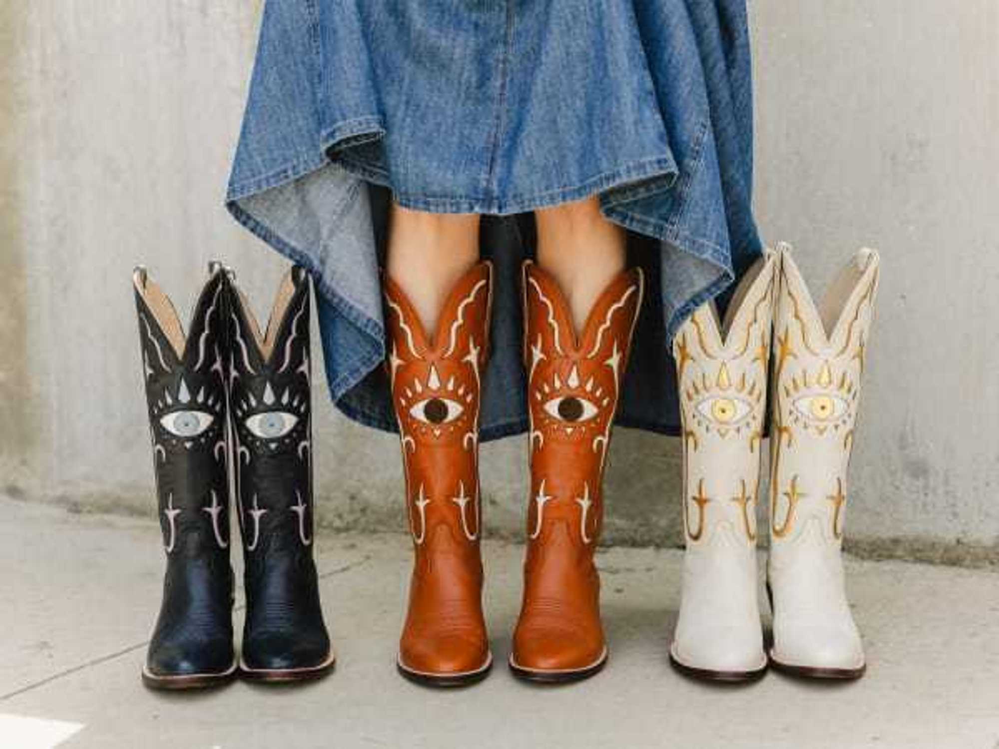 City Boots Evil Eye