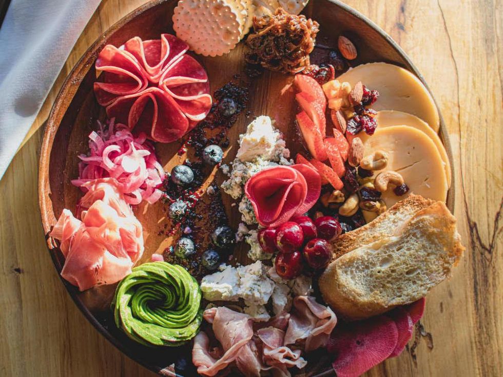 City Cellars Midtown charcuterie board.