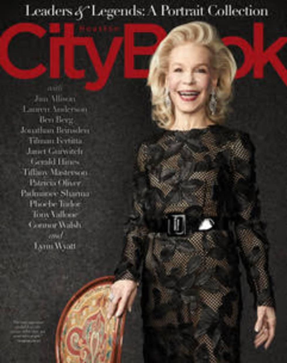 CityBook April 2018 cover Lynn Wyatt