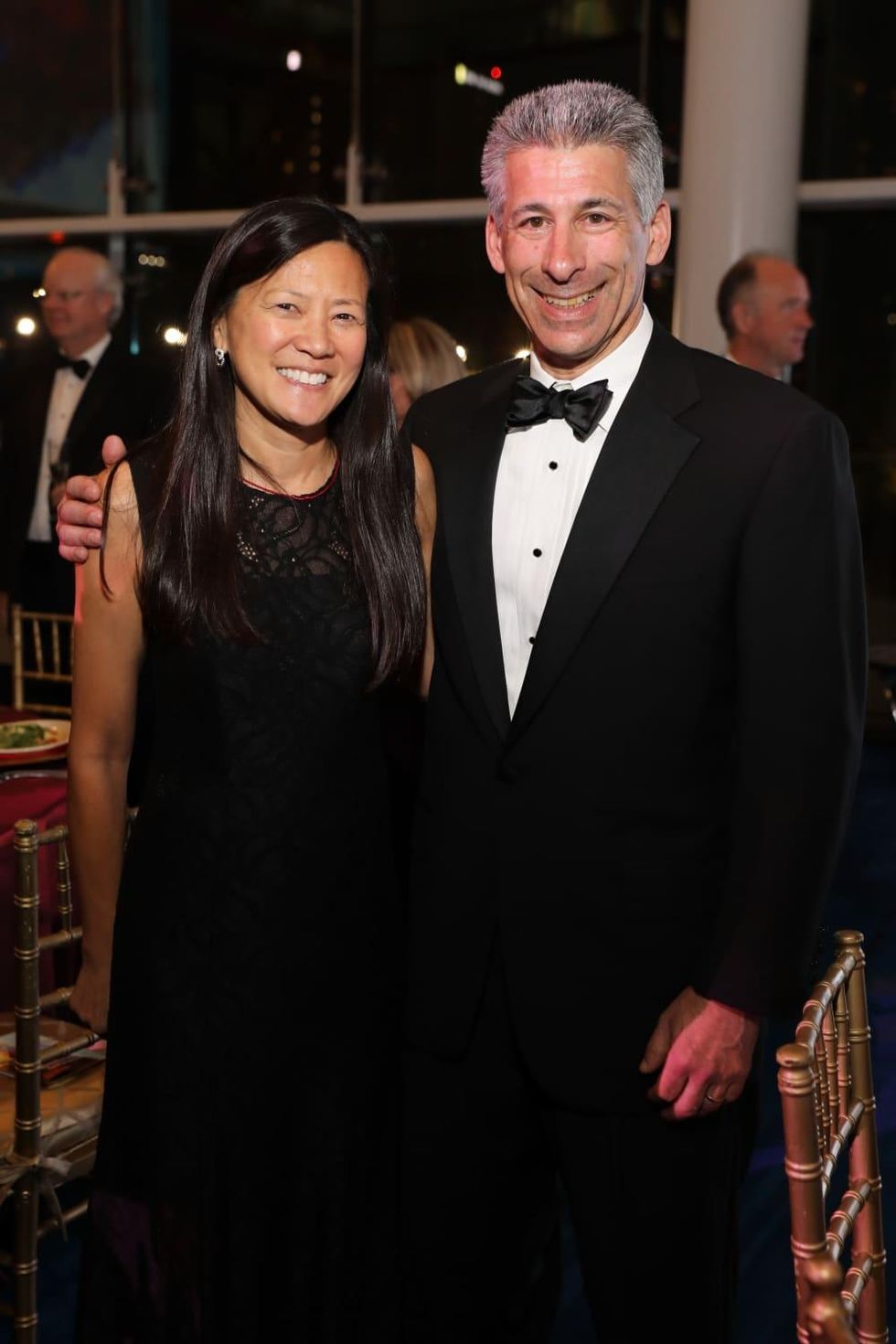 Claire Liu and Joe Greenberg at Houston Grand Opera opening night 2017
