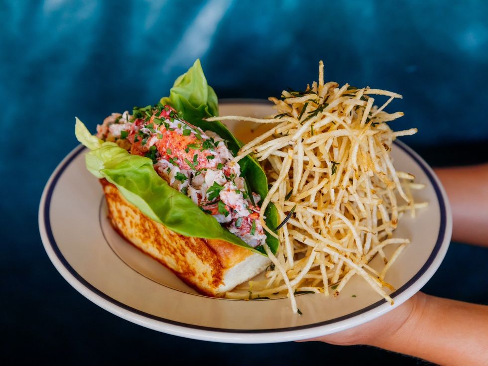 Clark's Oyster Bar lobster roll