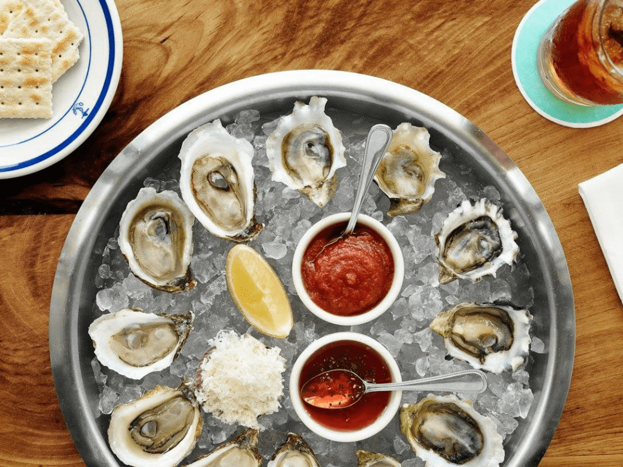 Clark's serves some of the freshest oysters in town.