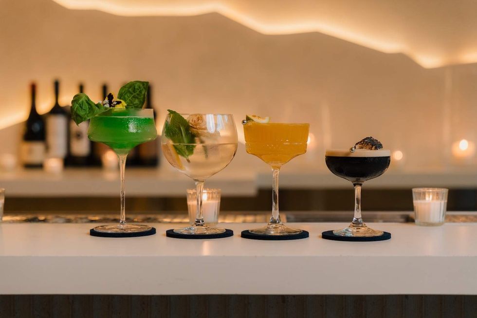 Clarkwood cocktail bar in Montrose courtyard