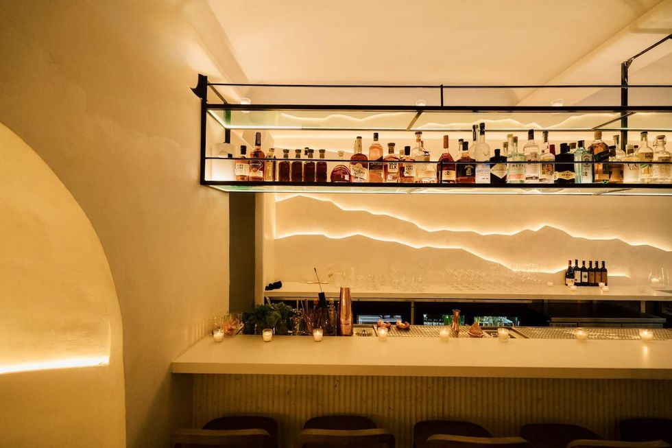 Clarkwood cocktail bar in Montrose courtyard