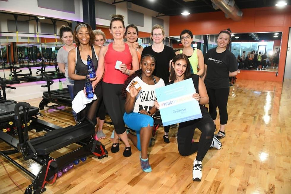 Class at Frost it Forward Fitness