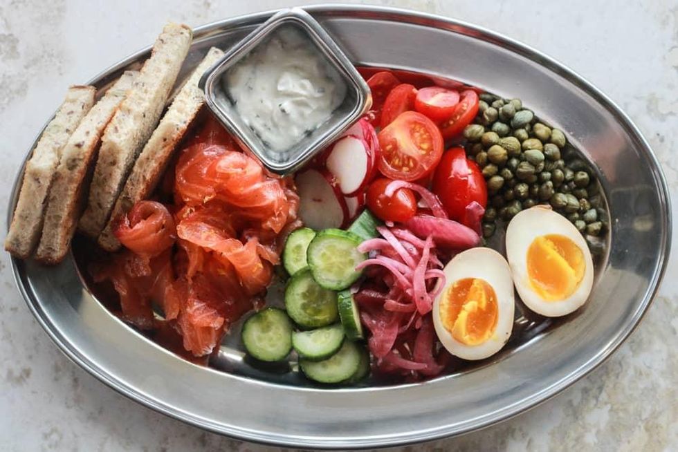 Classic All Day salmon pastrami