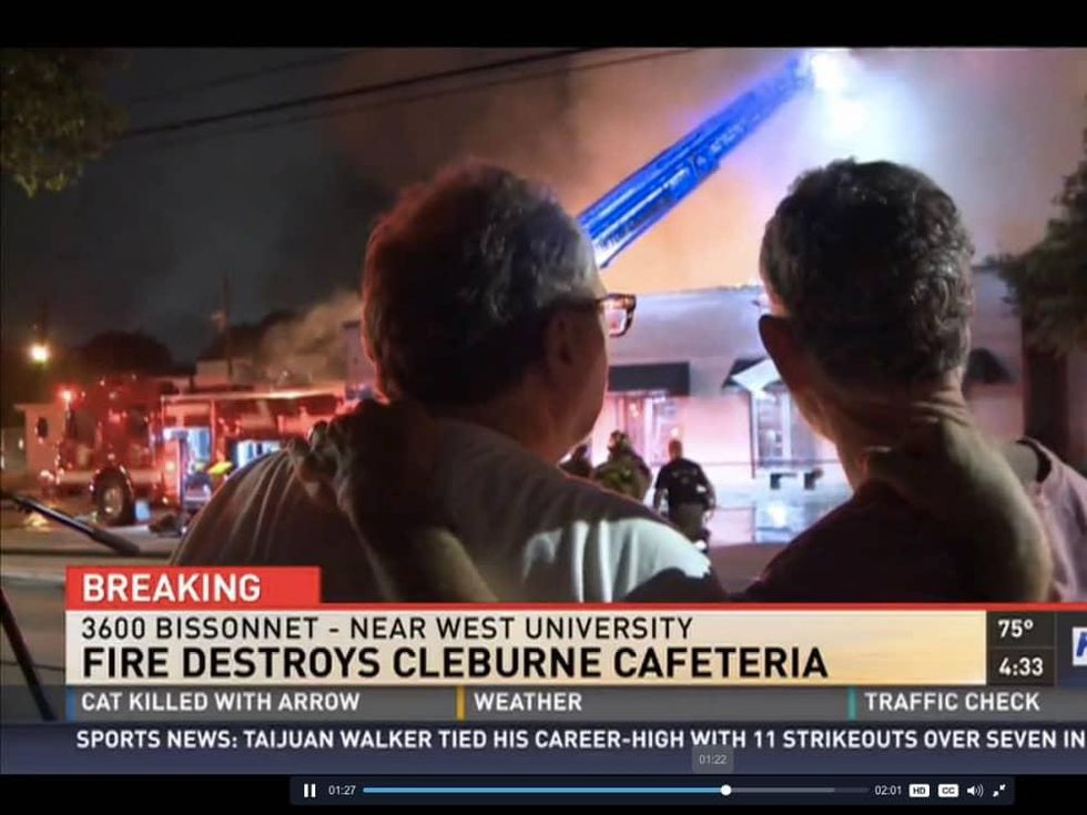 Cleburne Cafeteria Fire