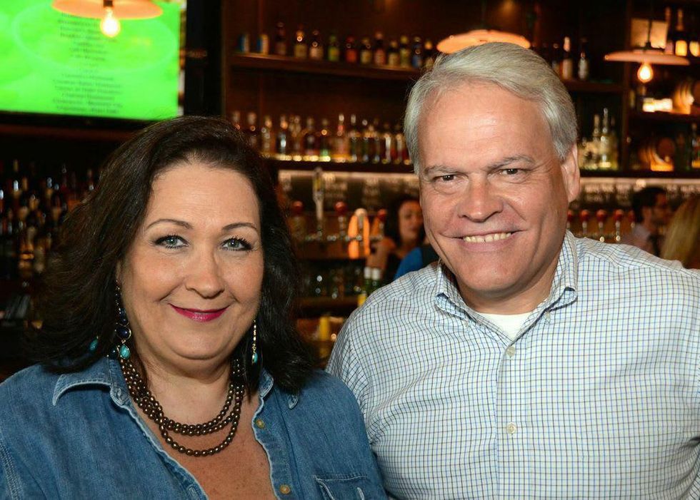 Cleverly Stone and Steve Riley at the Houston Restaurant Kick-Off Event July 2014