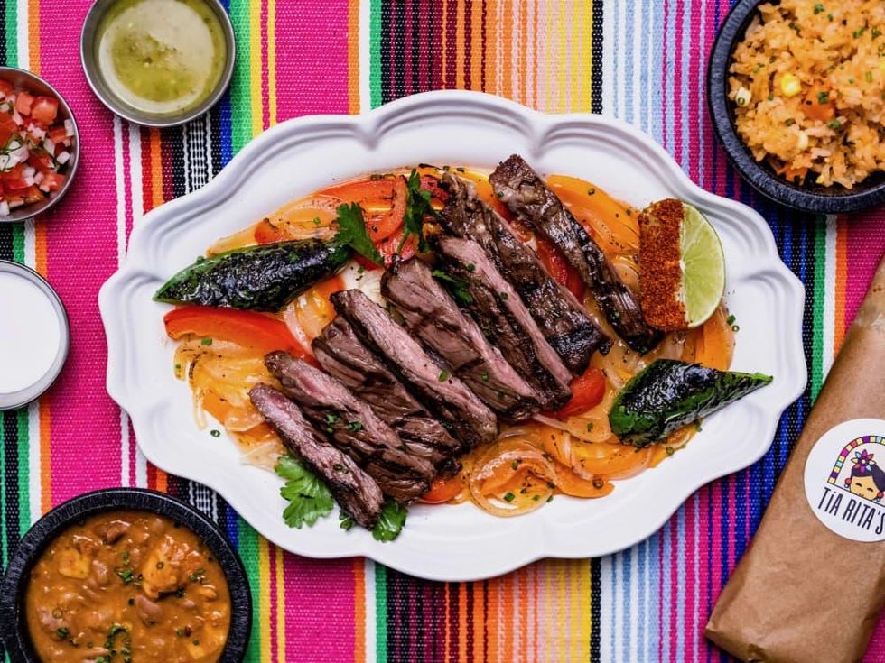 Click Click Chew Tia Maria's beef fajitas