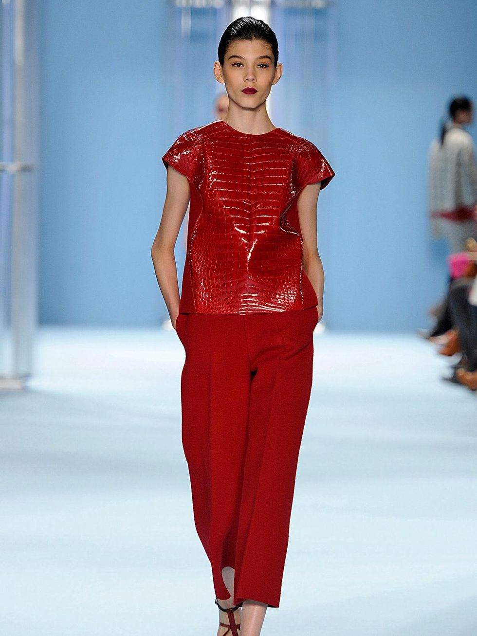 Clifford New York Fashion Week fall 2015 Carolina Herrera Top Look_09