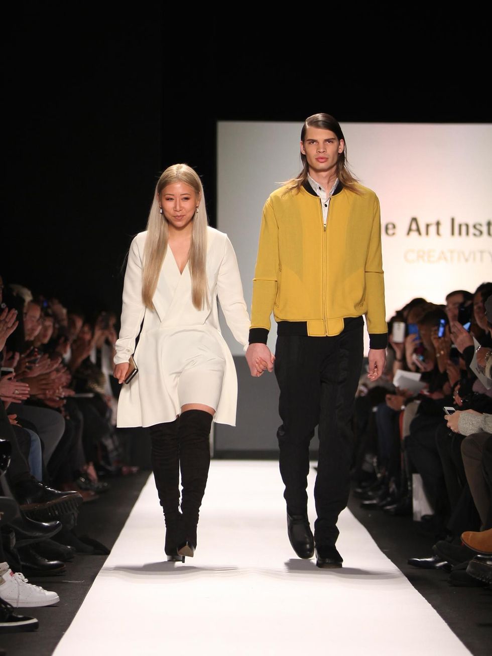 Clifford New York Fashion Week fall 2015 The Art Institutes winners February 2015 Grace Ahn designer