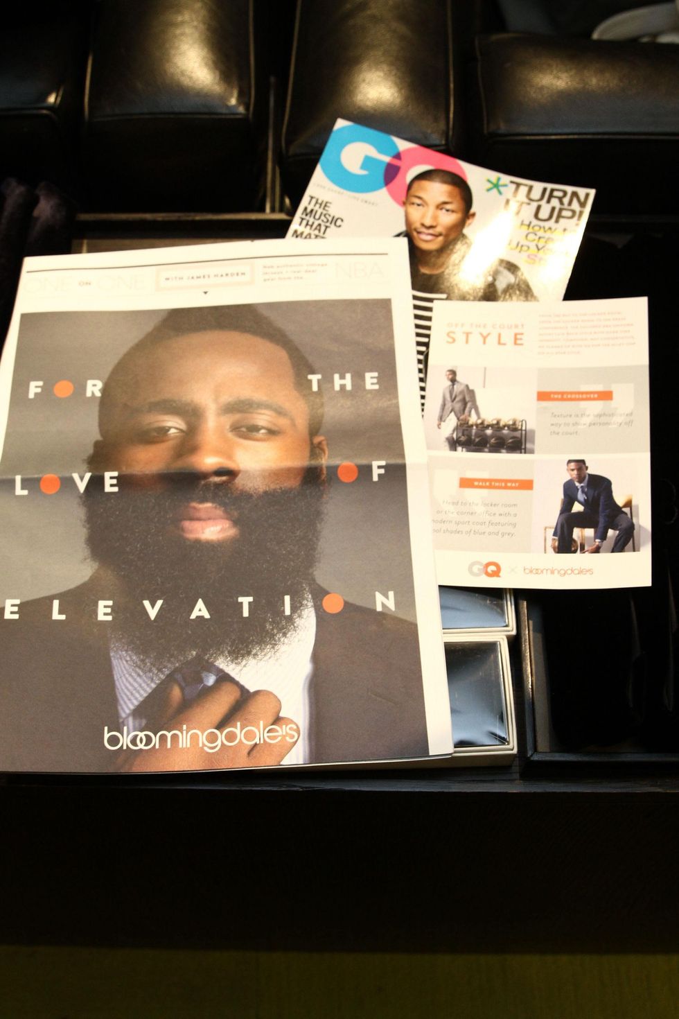Clifford Pugh New York Fashion Week fall 2015 James Harden appearance at Bloomingdale's February 2015 NBA BLM Mailer