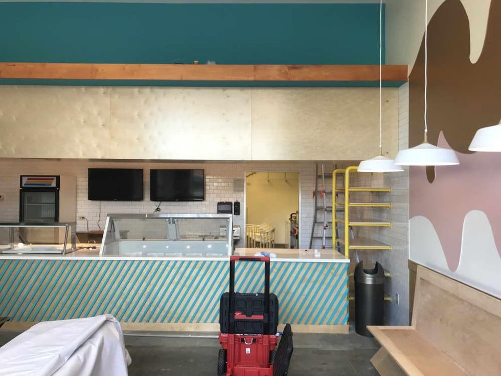 Cloud 10 Creamery Midtown construction