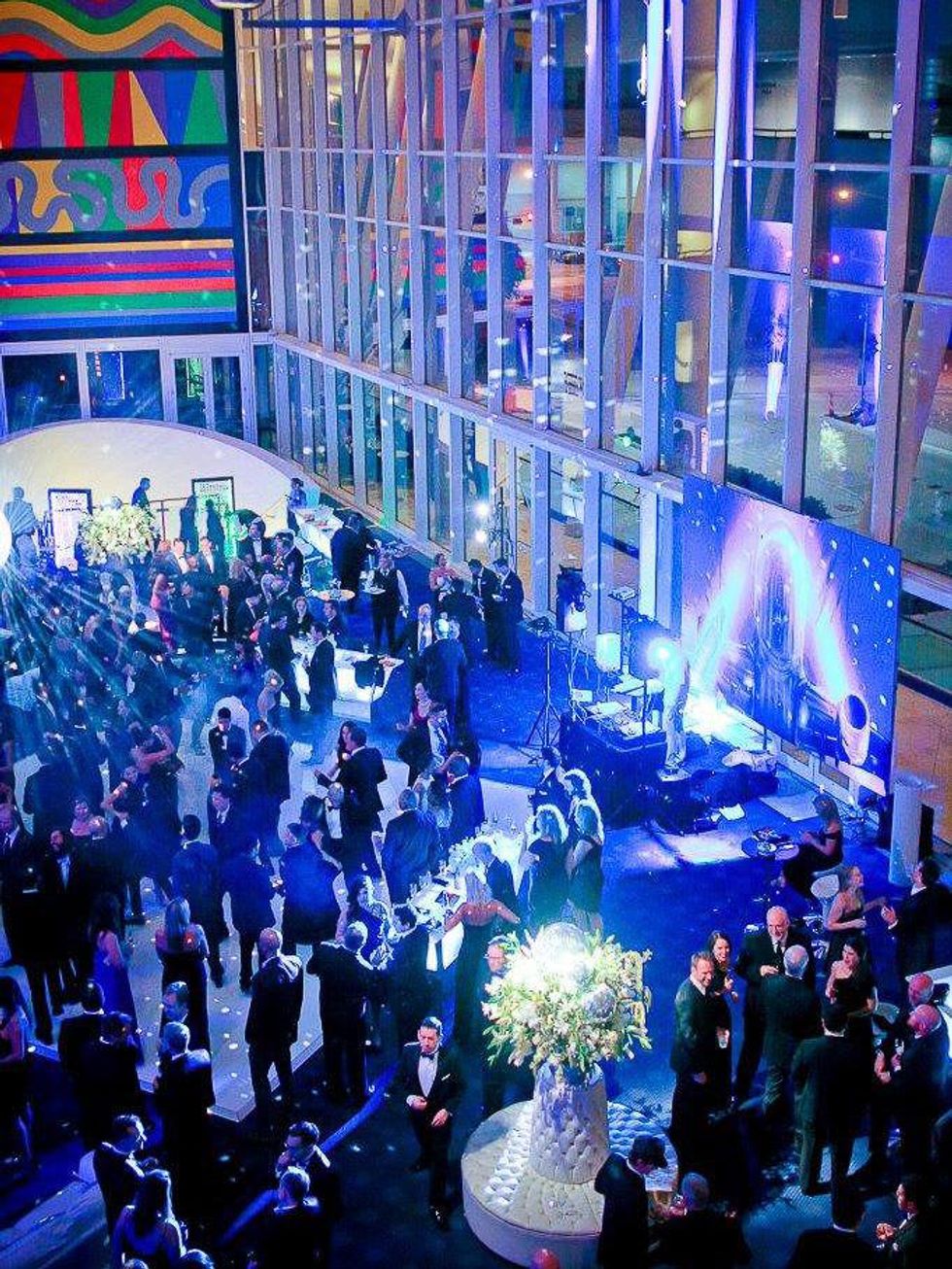 Cloud9 Lounge at Bering Omega's Sing for Hope after-party venue crowd