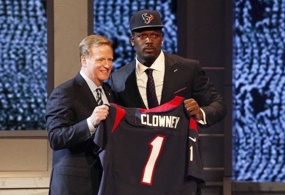 Clowney tears