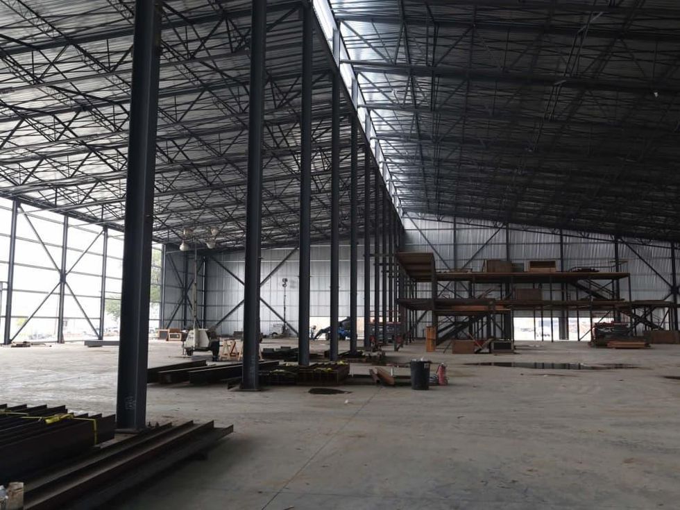 Club Nomadic construction interior