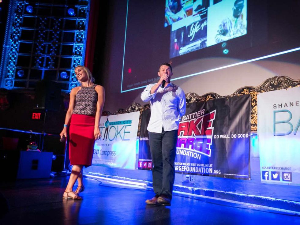 Clutch City Battioke 2015 Analeis and Dave Anderson