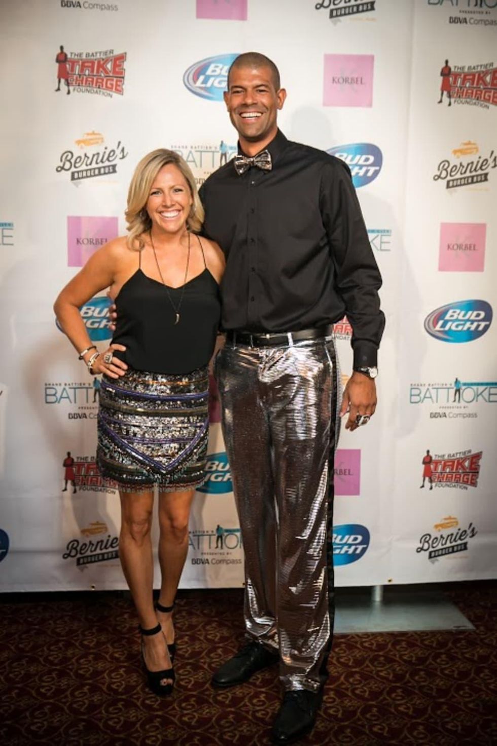 Clutch City Battioke 2015 Heidi and Shane Battier