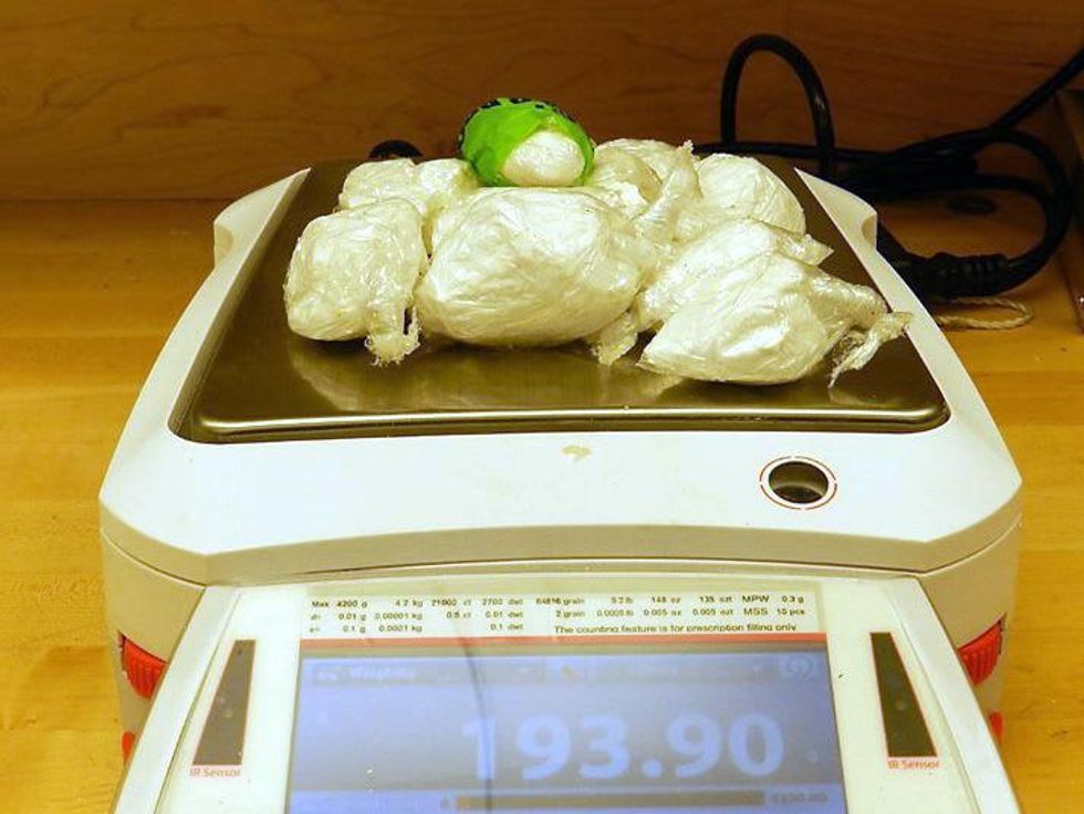 Cocaine stuffed tamales