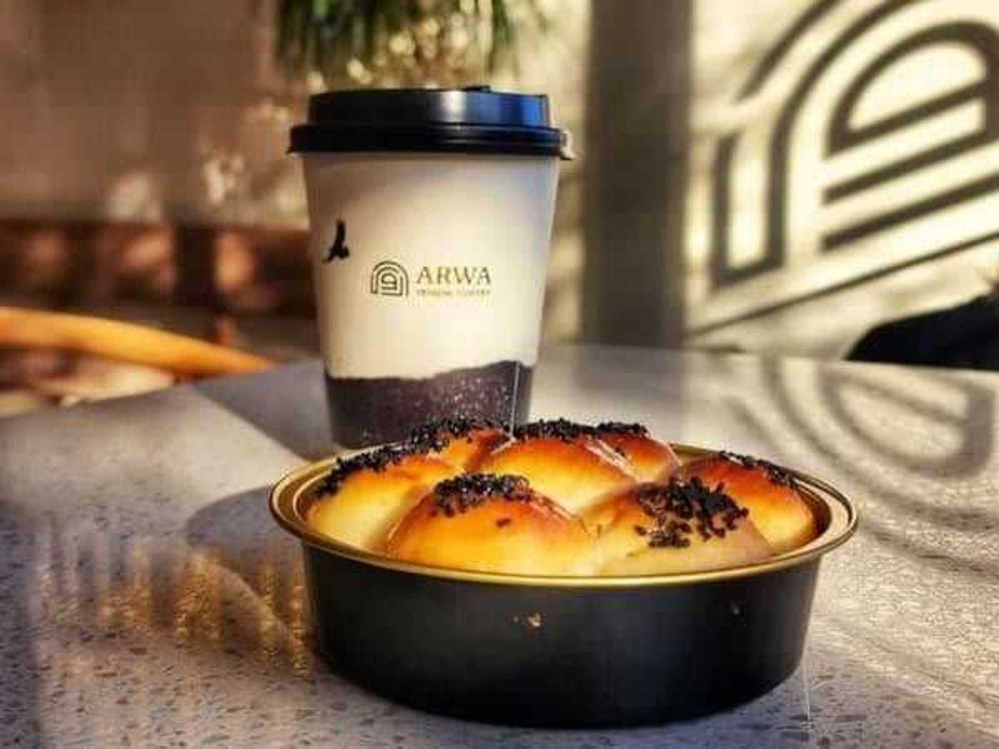 coffee and sweet bread, Arwa