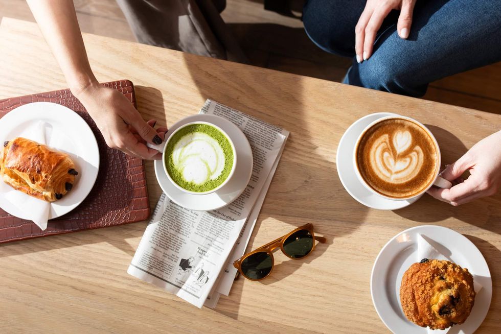 Coffee Fellows coffee overhead