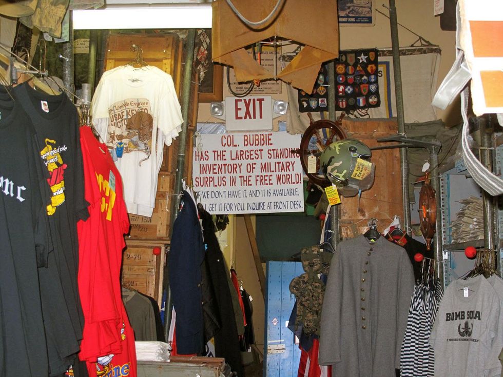 Col. Bubbie's in Galveston store interior