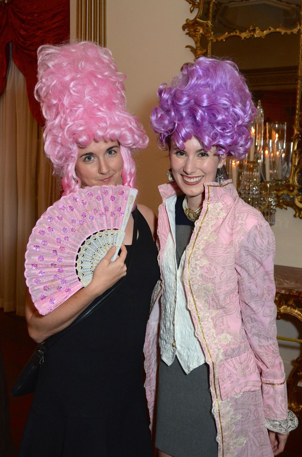 Colleen Nash, left, and Alex Landon at the Rienzi Punch Party October 2014