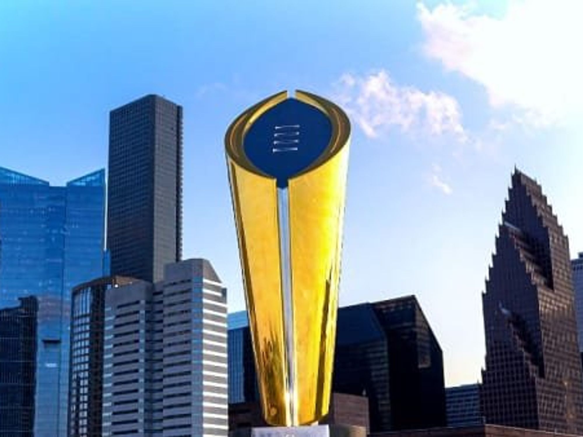 College Football Playoff National Championship 2024 Houston trophy