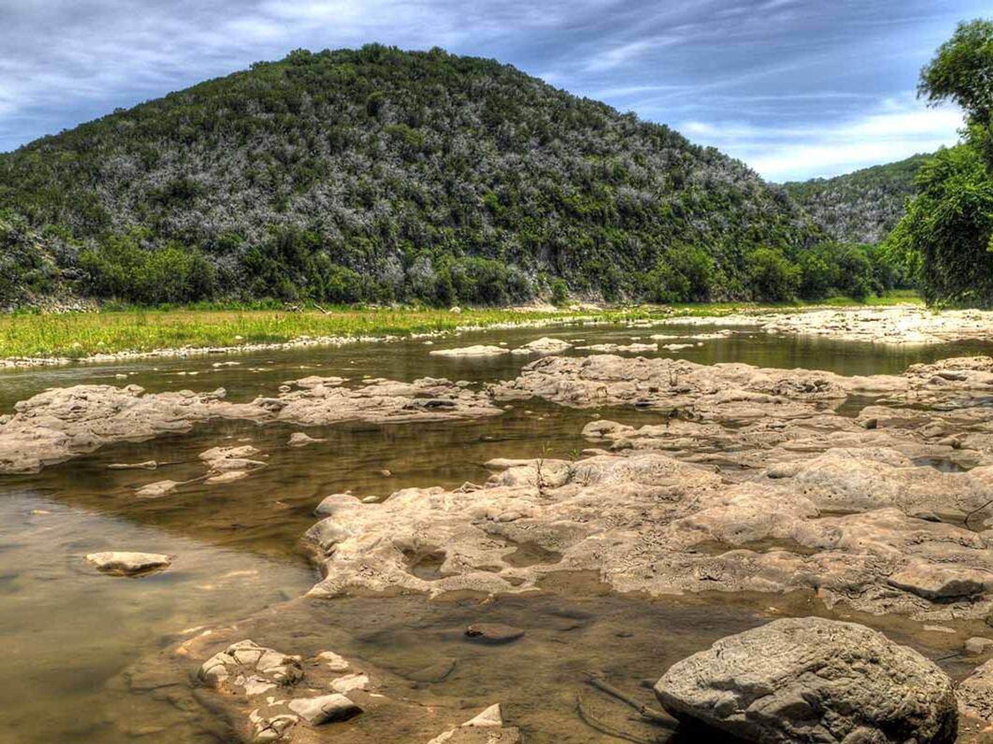 Colorado Bend State Park riverbed