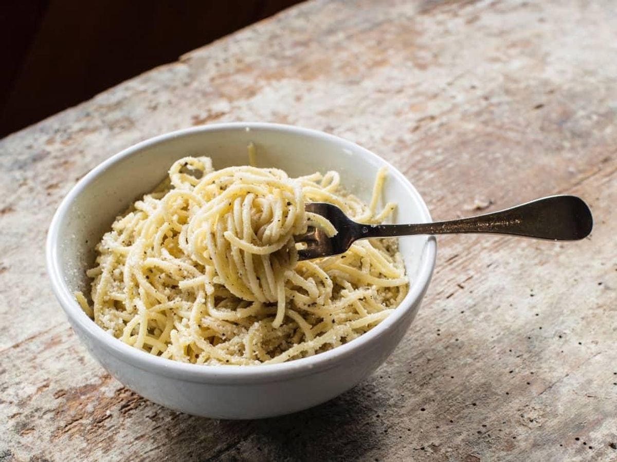 Night Heron now serves Coltvare's black pepper spaghetti. CultureMap Houston