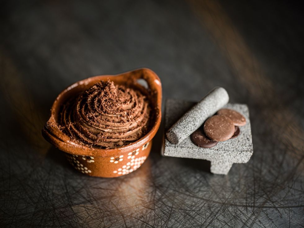 Comalito chocolate pudding