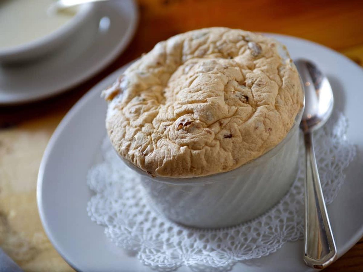 Bread pudding souffle one of many dishes created at Commander's