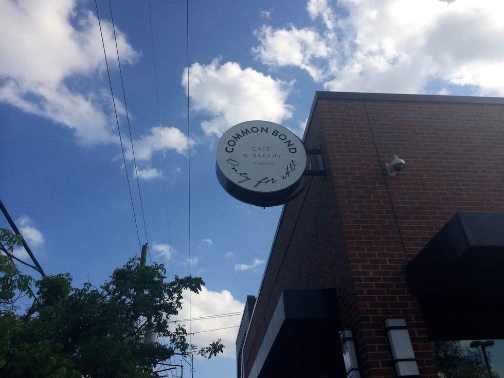 Common Bond bakery sign