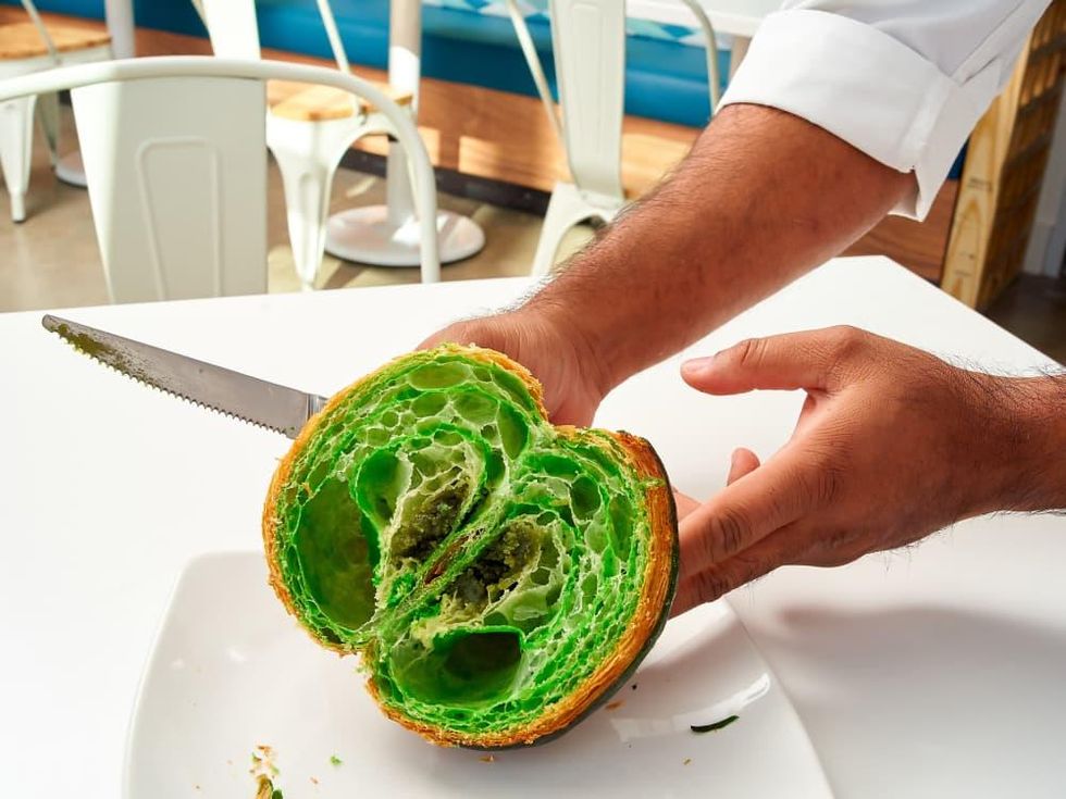 Common Bond Heights pistachio croissant
