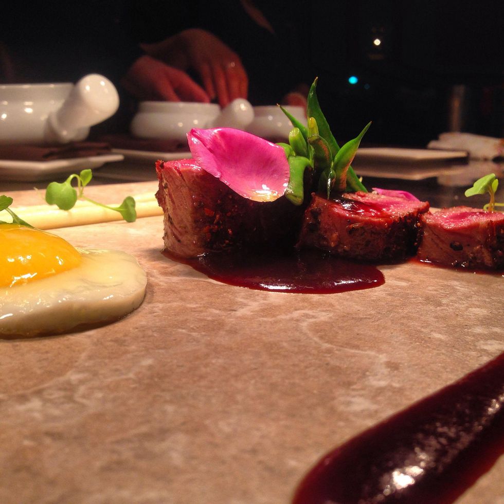 Commonwealth pan seared lamb loin