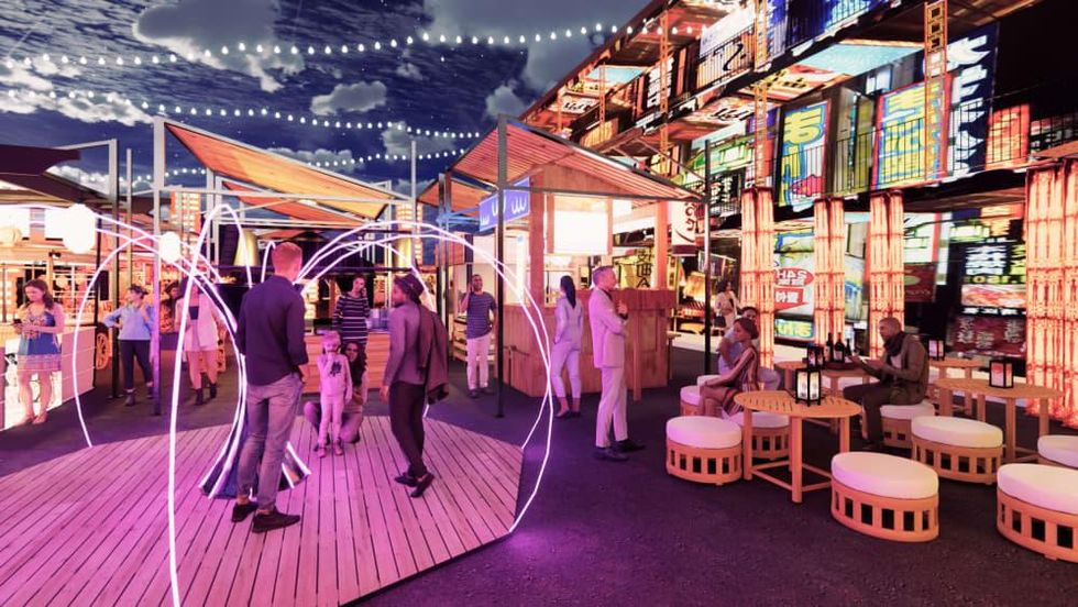 Commune food festival rendering