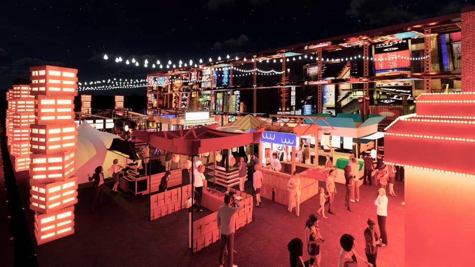 Commune food festival rendering