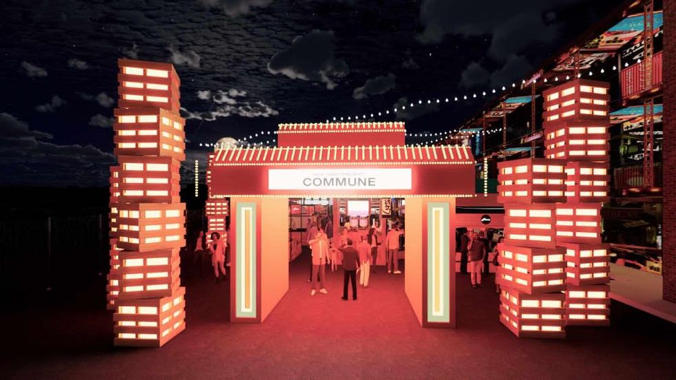 Commune food festival rendering