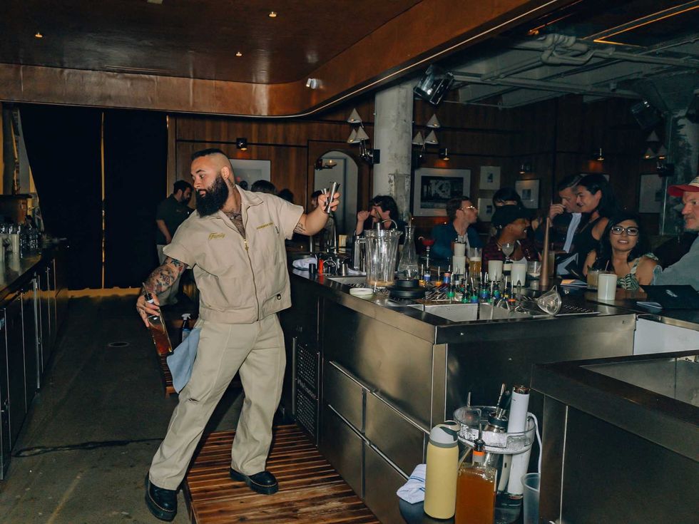 Concrete Rose bartender