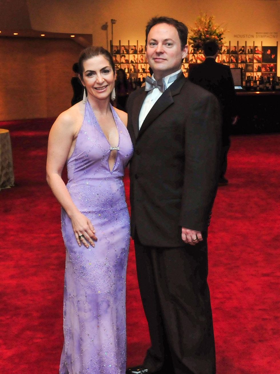 Connie Coulomb and Mauro Gimenez at the Houston Symphony Wine Dinner March 2014