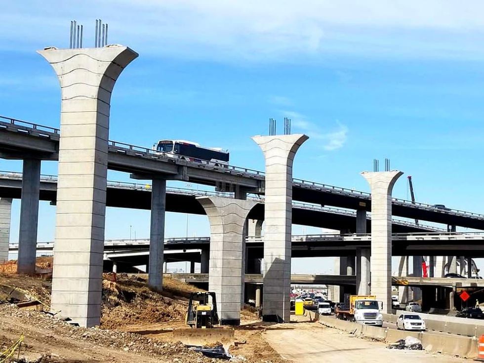 construction 288 bridges Houston traffic