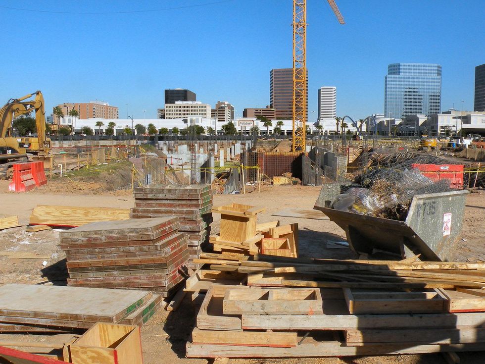 construction site in Houston inner loop