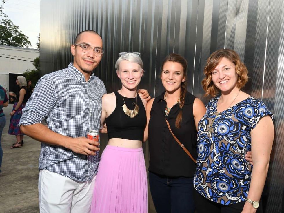 Contemporary Arts Museum YPs, 8/16, Marcos Hernandez, Ara Griffith, Anna Ahlstrom, Aislyn Barclay