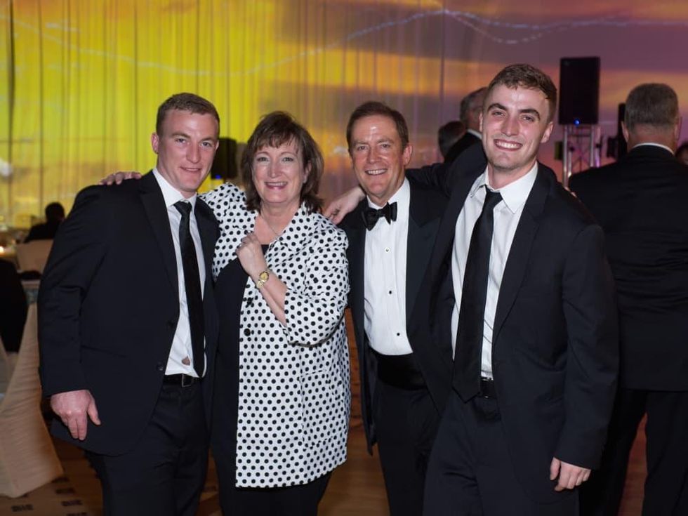 Corey Hamilton, Tonya and Hank Hamilton, Luke Hamilton at Covenant House Gala 2017