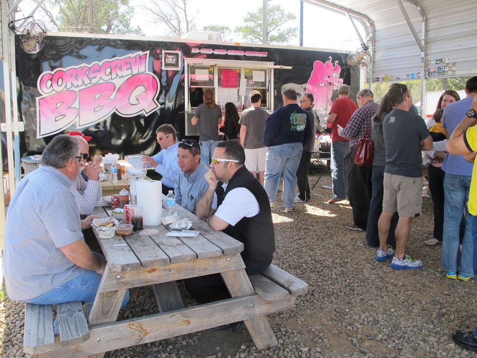 Corkscrew BBQ, barbecue, food truck